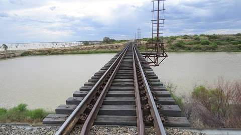 Photo: MENINDEE LAKES DAM WALL.